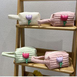 Applique Zip Pouch