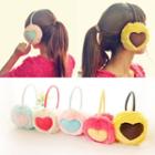 Heart Chenille Earmuffs