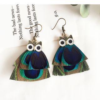 Owl Drop Earring