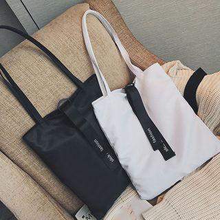 Lettering Nylon Tote