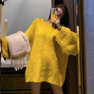 Long-sleeve Furry Sweater