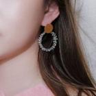 Bead Circle Drop Earring As Shown In Figure - One Size