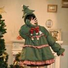 Christmas Padded Hoodie Dress