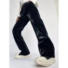 Mid-waist Straight Leg Pants