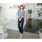 Band-waist Zip-side Dress Pants