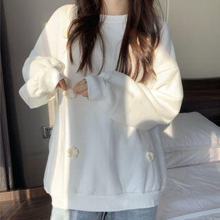 Flower Detail Sweatshirt
