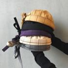 Plaid Belted Beret