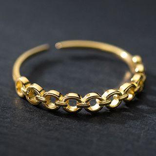 Chain Sterling Silver Open Ring
