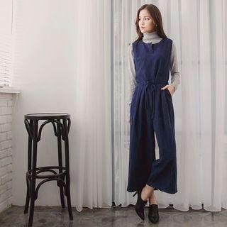 Sleeveless Wide Leg Jumpsuit
