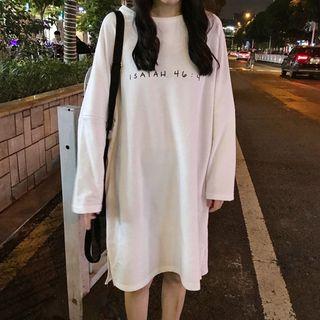 Long-sleeve Print T-shirt Tunic