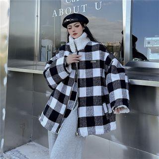 Reversible Zip-up Fleece Jacket