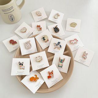 Animal Alloy Brooch (various Designs)