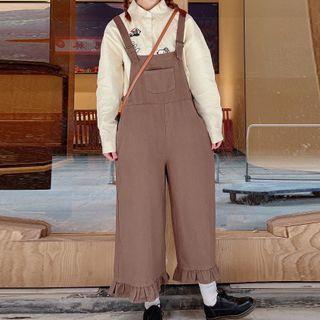 Frill Trim Jumper Pants
