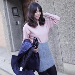 Mock-neck Brushed Fleece Top