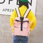 Piped Canvas Backpack