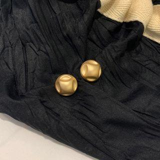 Matte Alloy Earring 1 Pair - Matte Alloy Earring - One Size