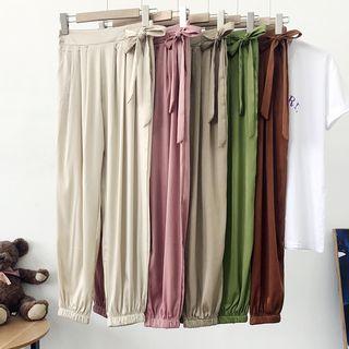 Side Tie Harem Pants