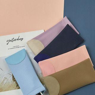Faux Leather Glasses Pouch