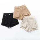 Wide Leg Pocket A-line Cargo Shorts