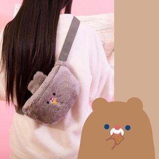 Animal Fleece Belt Bag