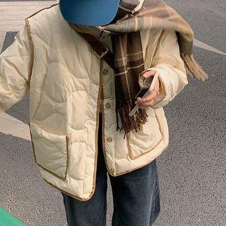 Padded Single-breasted Vest