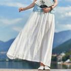 Plain Skirt White - One Size