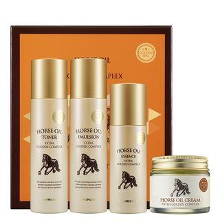 Charm Zone - Horse Oil Extra Golden Complex 4 Kinds Special Set 4pcs