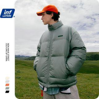 Stand-collar Down Coat In 5 Colors