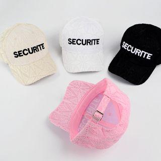 Embroidered Lace Baseball Cap