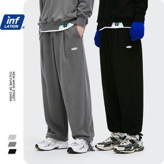 Tie-hem Loose Sweatpants