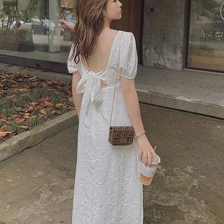 V-neck Open-back Skirt ( Various Designs )