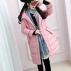 Collared Padded Zip Coat