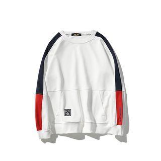 Color Block Pullover / Half Zip Striped Pullover