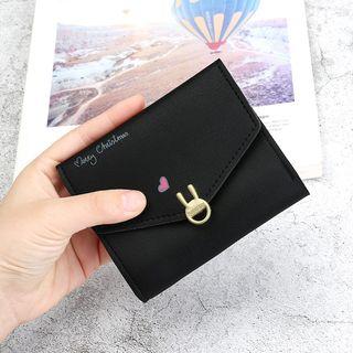 Rabbit Faux Leather 3-fold Wallet