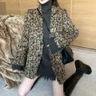 Leopard Print Blazer / Sweater