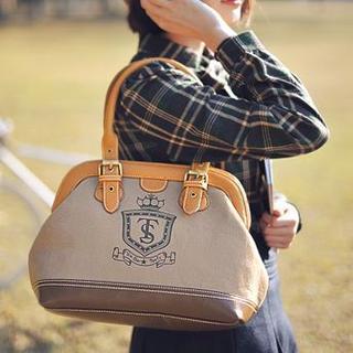 Printed Panel Shoulder Bag
