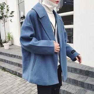 Notch-lapel Open-front Jacket