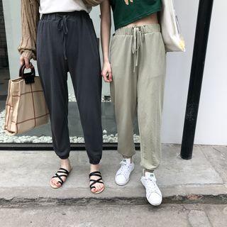 Family Matching Drawstring Jogger Pants