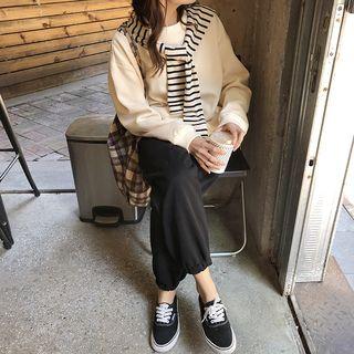 Mock Two Piece Pullover / Sweatpants
