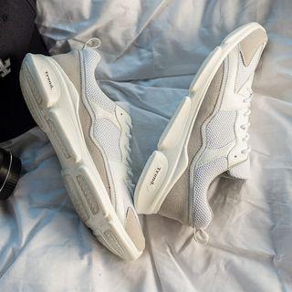 Mesh Color Panel Sneakers