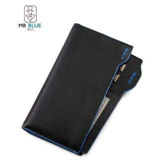 Contrast Trim Long Wallet