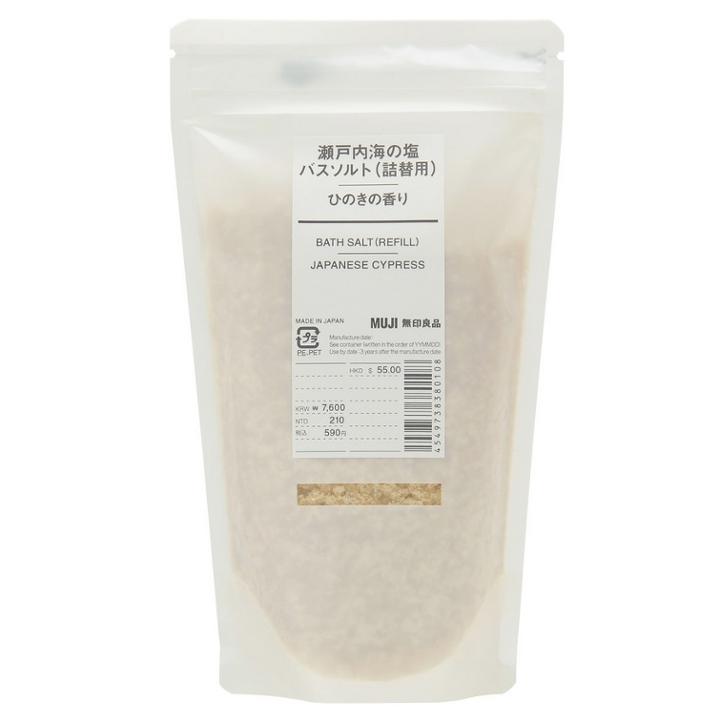 Muji - Bath Salt (japanese Cypress) 380g