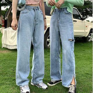 Wide Leg Jeans / Denim Skirt