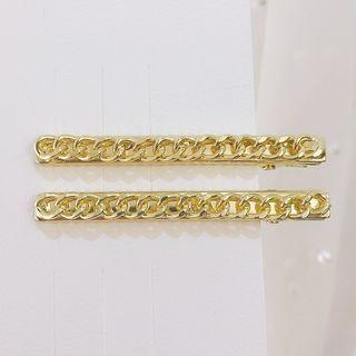 Alloy Hair Clip 1 Pc - Gold - One Size