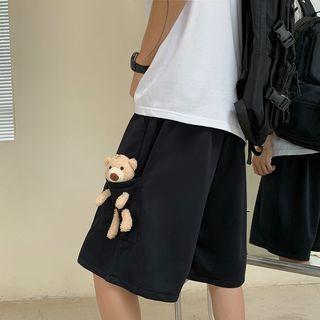 Bear Accent Loose Fit Shorts