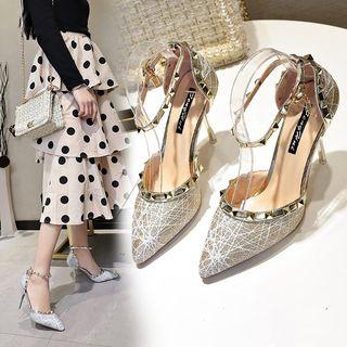 Ankle-strap Pointy High Heels