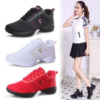 Plain Mesh Dance Shoes