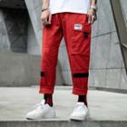 Straight-cut Cropped Cargo Pants