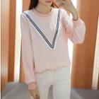 Striped Pullover Pink - One Size