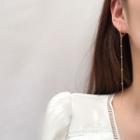 Threader Earring 1 Pair - Gold - One Size